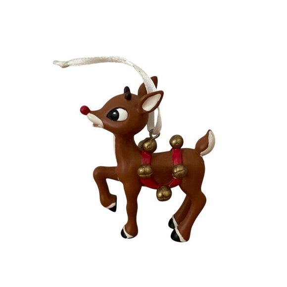 Vintage Hallmark Rudolph The Red-Nosed Reindeer Christmas Ornament Character Art - Picture 1 of 6